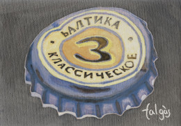 I6-126 Litografía Cerveza Baltika 3 Russia. The Invertium Collection. - Publicité