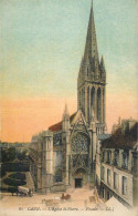 Postcard France Caen Eglise St. Pierre - Caen