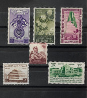 Egypte - Egypt 6 Stamps 1945- 72 MH* - Ungebraucht