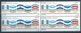 ESPAGNE SPANIEN SPAIN ESPAÑA 2022 200TH AMERICAN REP. INDEPENDENCE BLOCK 4V MNH ED 5600 MI 5651 YT 5356 SN 4634 SG 5600 - Unused Stamps