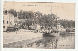 CP 56 HENNEBONT Les Quais Et La Place Du Pont - Hennebont