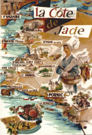 44 LA COTE DE JADE CARTE GEOGRAPHIQUE - Sonstige & Ohne Zuordnung