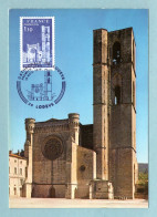 Carte Maximum 1976 - Cathédrale De Lodève - YT 1902 - 34 Lodève - 1970-1979