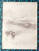 Guerre 14-18 - DESSIN SATIRIQUE Au Crayon Daté De 1915 Par GILD  " D'après La Fable De La Fontaine ..... - Dessins