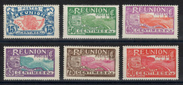 Réunion - YV 109 à 114 N* MH , Partie Basse De Série , Cote 22,25 Euros - Neufs