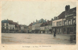 CPA La Loupe-La Place De L'hôtel De Ville-16-Timbre       L2954 - La Loupe
