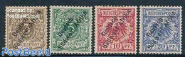 Germany, Colonies 1897 Sudwestafrika, Overprints 4v, Unused (hinged) - Other & Unclassified