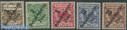 Germany, Colonies 1896 Ostafrika, Overprints 5v, Unused (hinged) - Other & Unclassified