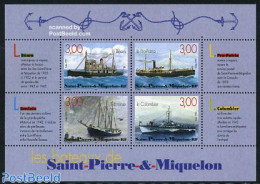 Saint Pierre And Miquelon 1999 Ships S/s, Mint NH, Transport - Ships And Boats - Ships