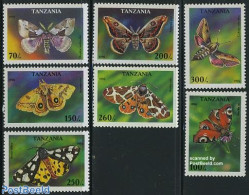 Tanzania 1996 Butterflies 7v, Mint NH, Nature - Butterflies - Tanzania (1964-...)