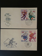 FDC (x2) Jeux Olympiques Sapporo 1972 Olympic Games Tchecoslovakia Ref 102190 - Hiver 1972: Sapporo