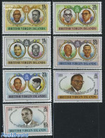 Virgin Islands 2000 Parliament 7v, Mint NH, History - Politicians - Iles Vièrges Britanniques