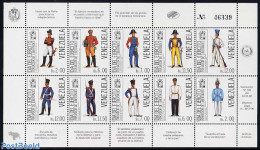 Venezuela 1988 Uniforms 10v M/s, Mint NH, Various - Uniforms - Costumi
