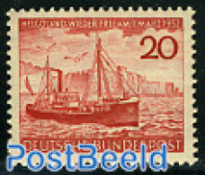 Germany, Federal Republic 1952 Helgoland 1v, Mint NH, Nature - Transport - Fishing - Ships And Boats - Ongebruikt