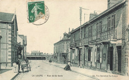 CPA La Loupe-Rue De La Gare-Timbre       L2954 - La Loupe