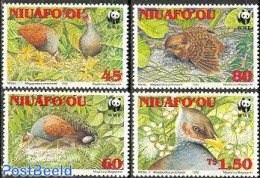 Niuafo'ou 1992 WWF, Birds 4v, Mint NH, Nature - Birds - Poultry - World Wildlife Fund (WWF) - Autres & Non Classés