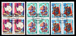 RUSSIE / URSS 1981 - Antarctique Et Arctique - Série Complète Blocs De 4 Oblit. - Gebraucht