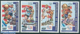 Guinea, Republic 1992 World Cup Football 4v, Mint NH, Sport - Football - Other & Unclassified