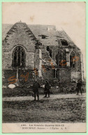 461. LA GRANDE GUERRE 1914-18 - BOUCHOIR - L'ÉGLISE - A. R. (80) - Autres & Non Classés
