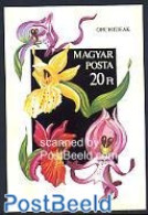 Hungary 1987 Orchids S/s Imperforated, Mint NH, Nature - Flowers & Plants - Neufs