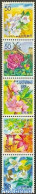 Japan 2000 Flowers 5v [::::], Mint NH, Nature - Flowers & Plants - Ungebraucht