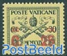 Vatican 1931 Definitive, Overprint 1v, Mint NH, History - Coat Of Arms - Ongebruikt