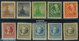 Germany, DDR 1945 Thueringen, Definitives 10v, Mint NH - Ongebruikt