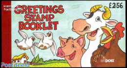 Ireland 1997 Greetings Stamp Booklet, Mint NH, Nature - Various - Cattle - Poultry - Stamp Booklets - Greetings & Wish.. - Ongebruikt