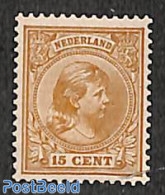 Netherlands 1891 15c, Brown, Stamp Out Of Set, Unused (hinged) - Unused Stamps