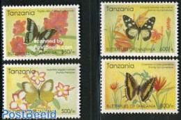 Tanzania 2006 Butterflies 4v, Mint NH, Nature - Butterflies - Flowers & Plants - Tansania (1964-...)