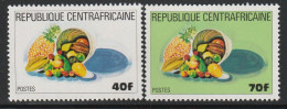 CENTRAFRIQUE - N°430A/B ** (1980) Fruits - Centrafricaine (République)