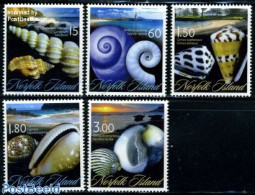 Norfolk Island 2011 Shells 5v, Mint NH, Nature - Shells & Crustaceans - Vie Marine