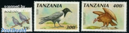 Tanzania 1991 Definitives, Birds 3v, Mint NH, Nature - Birds - Birds Of Prey - Tanzanie (1964-...)