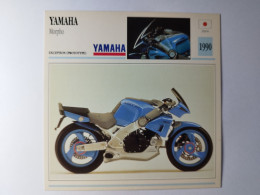 YAMAHA Morpho 1990 Japon Fiche Technique Moto - Deportes