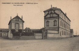 27 , Cpa  DAMVILLE , Pensionnat Du SACRE COEUR , Vue Extérieure (04351.S2) - Altri & Non Classificati