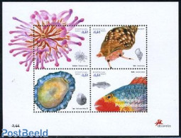 Madeira 2007 Marine Life 4v M/s, Mint NH, Nature - Animals (others & Mixed) - Fish - Shells & Crustaceans - Fische