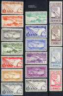 Venezuela 1937 Airmail Definitives 17v, Mint NH, Transport - Aircraft & Aviation - Airplanes