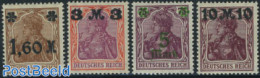 Germany, Empire 1921 Overprints 4v, Mint NH - Ungebraucht