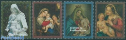 Ascension 1990 Christmas, Religious Art 4v, Mint NH, Religion - Christmas - Art - Paintings - Sculpture - Noël