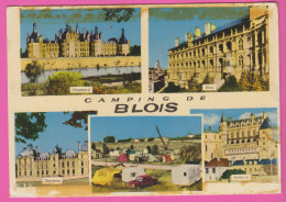 D41 - CAMPING DE BLOIS - CHAMBORD-CHEVERNY-BLOIS-AMBOISE - CPM Colorisée Grand Format Multivues (5 Vues) - Blois