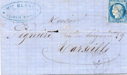 Basses-Alpes - LAC Affr N° 60A Obl GC 2838 Tàd Type 17 Peyruis - 1849-1876: Classic Period