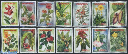 Uganda 2007 Definitives, Flowers 14v, Mint NH, Nature - Flowers & Plants - Autres & Non Classés