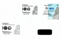 SPAIN. FDC. 100th ANNIV. TELEFONICA. 2024 - FDC