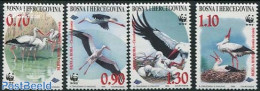 Bosnia Herzegovina 1997 WWF, Birds 4v, Mint NH, Nature - Birds - World Wildlife Fund (WWF) - Storks - Other & Unclassified