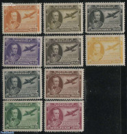 Venezuela 1945 General Sucre 10v, Airmail, Mint NH, Transport - Aircraft & Aviation - Airplanes