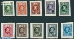 Romania 1926 Ferdinand I 10v Imperforated, Unused (hinged), Various - Special Items - Ongebruikt