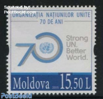 Moldova 2015 70 Years United Nations 1v, Mint NH, History - United Nations - Other & Unclassified