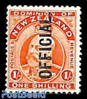 New Zealand 1910 On Service, 1Sh, Stamp Out Of Set, Unused (hinged) - Sonstige & Ohne Zuordnung