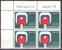 Yugoslavia 1973 - Sport-World Table Tennis Championships - Mi 1505 - MNH**VF - Neufs