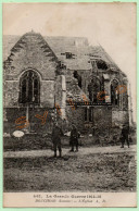 461. BOUCHOIR - L'ÉGLISE - LA GRANDE GUERRE 1914-18 - A. R. (80) - Autres & Non Classés